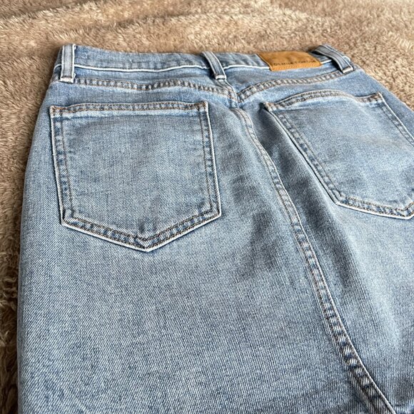 Denim Forum The Pin Up Light Wash Denim Skirt Size 26 - Picture 5 of 11